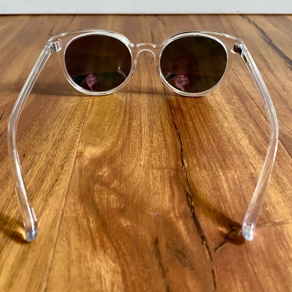 J. Crew Clear Round Cat Eye Sunglasses - Picture 4 of 9